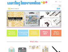 Tablet Screenshot of lastingimpressionph.com